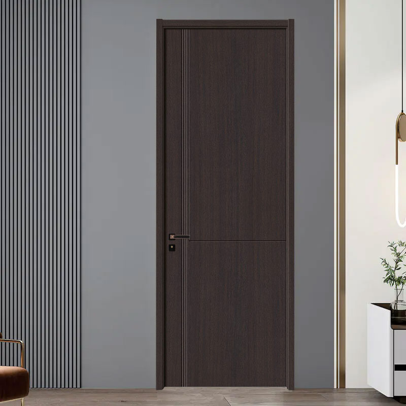 GW-113 블랙 PVC MDF 인테리어 룸 도어